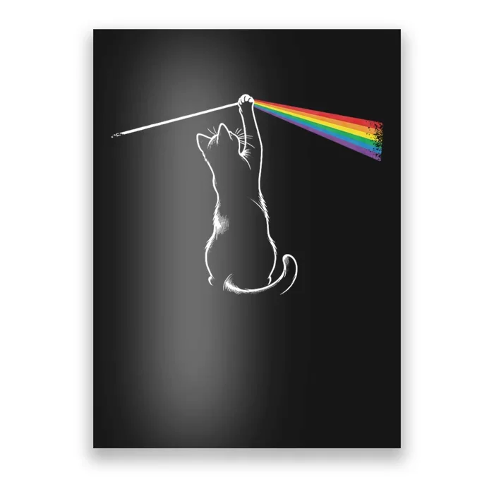 Funny Cat Rock Music Gift Funny Cat Poster