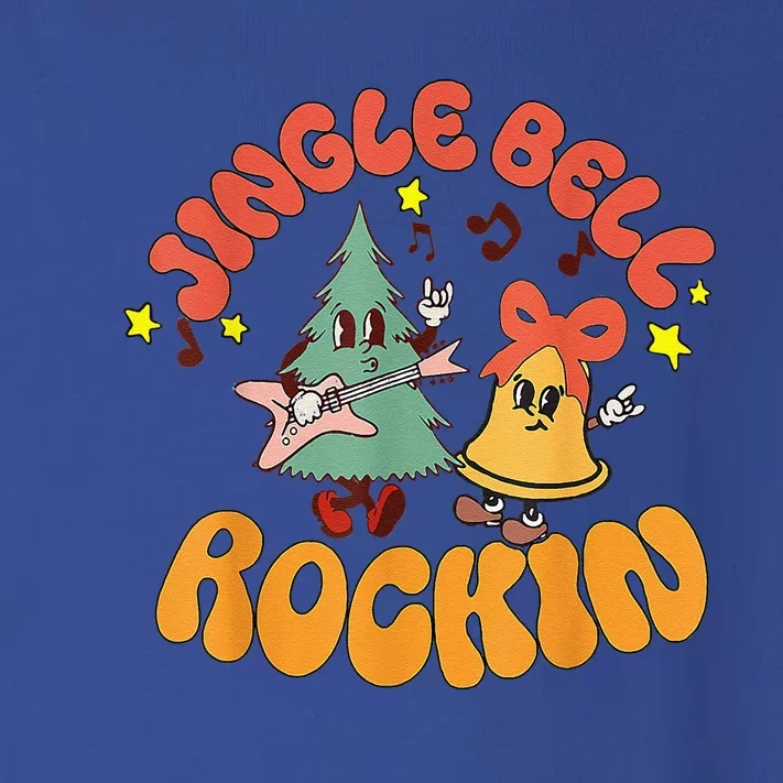 Funny Christmas Retro Music Jingle Bell Rock Rockin Xmas Toddler Long Sleeve Shirt