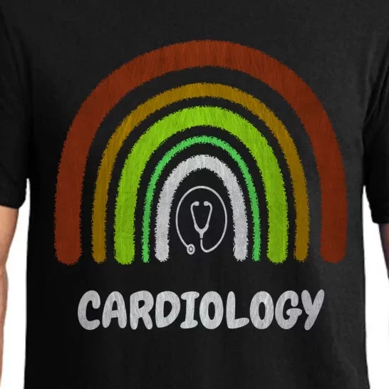 Funny Cardiology Rainbow Cardiologist Heart Surgeon Gift Pajama Set