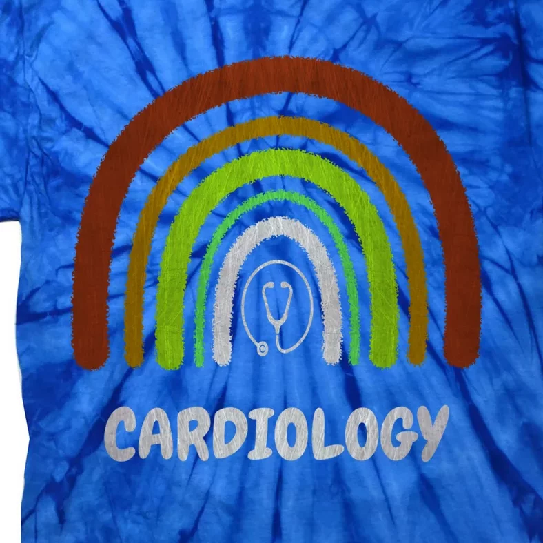 Funny Cardiology Rainbow Cardiologist Heart Surgeon Gift Tie-Dye T-Shirt