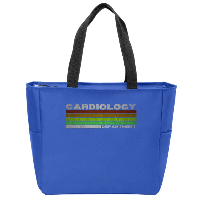 Funny Cardiology Rainbow Cardiologist Heart Surgeon Cute Gift Zip Tote Bag