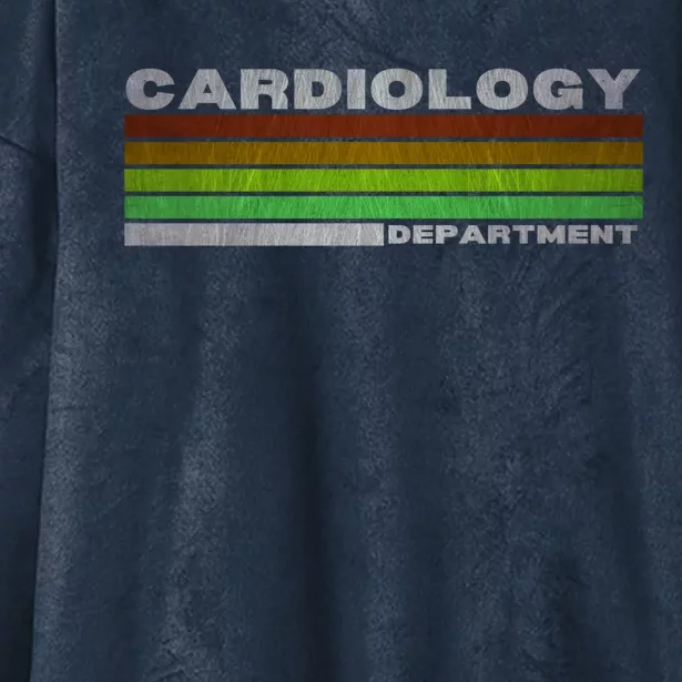 Funny Cardiology Rainbow Cardiologist Heart Surgeon Cute Gift Hooded Wearable Blanket