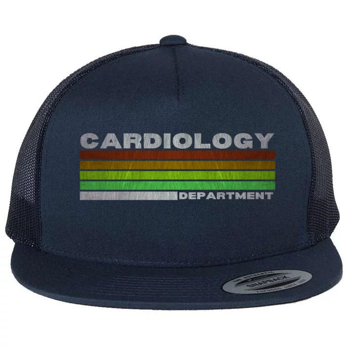 Funny Cardiology Rainbow Cardiologist Heart Surgeon Cute Gift Flat Bill Trucker Hat