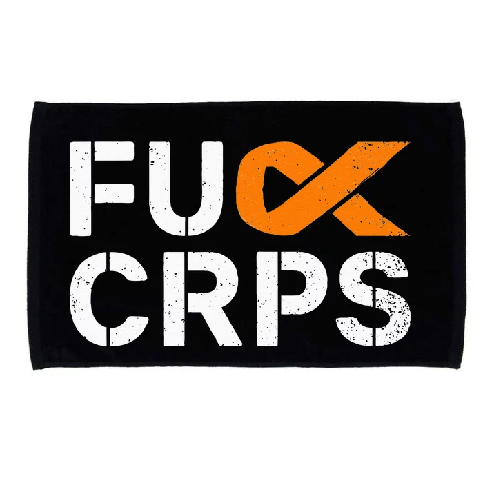 Fuck CRPS RSD Awareness Orange Ribbon Warrior Support Microfiber Hand Towel