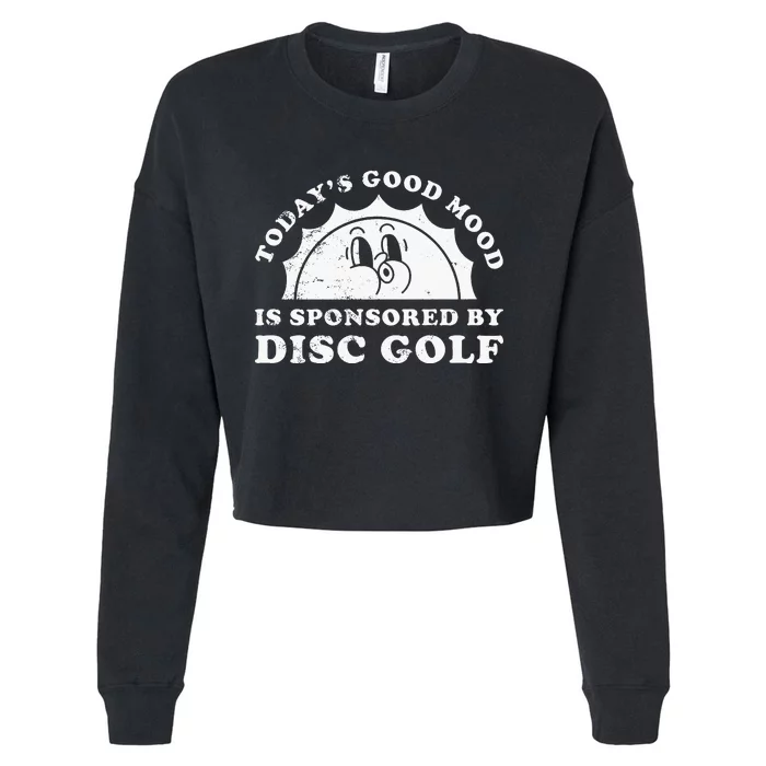 Funny Cute Retro Vintage Disc Golf Pullover Hoodie Cropped Pullover Crew