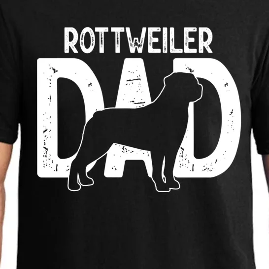 Funny Cute Rottweiler Dog Dad Puppy Lover Father Gift Pajama Set