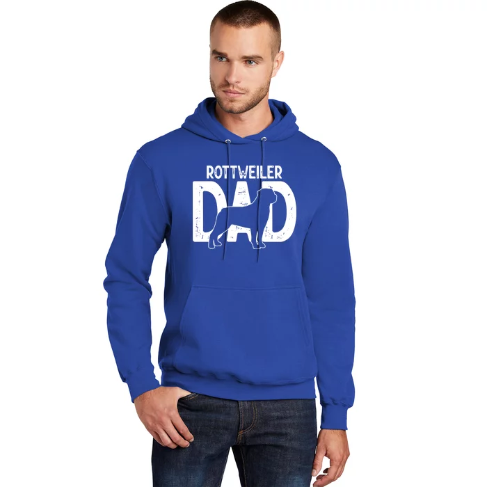 Funny Cute Rottweiler Dog Dad Puppy Lover Father Gift Hoodie