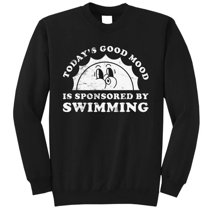 Funny Cute Retro Vintage Swimming or Swimmer Tall Sweatshirt