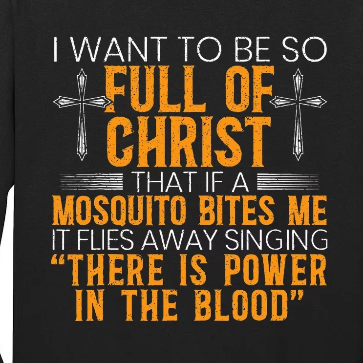 Funny Christian Religious Servant Of God Faithful Jesus Tall Long Sleeve T-Shirt