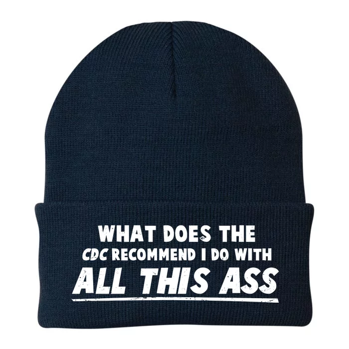 Funny CDC Recommend All This Ass Knit Cap Winter Beanie