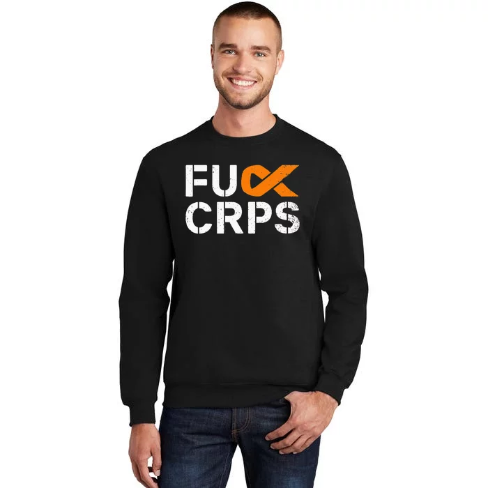 Fuck CRPS RSD Awareness Orange Ribbon Warrior Support Sweatshirt