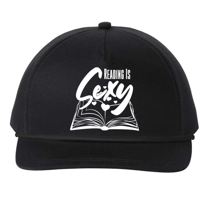 Funny Cute Reading Is Sexy Book Lover Snapback Five-Panel Rope Hat