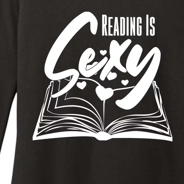 Funny Cute Reading Is Sexy Book Lover Womens CVC Long Sleeve Shirt