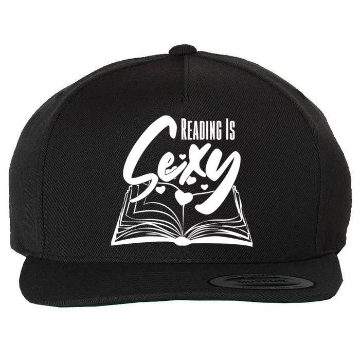 Funny Cute Reading Is Sexy Book Lover Wool Snapback Cap