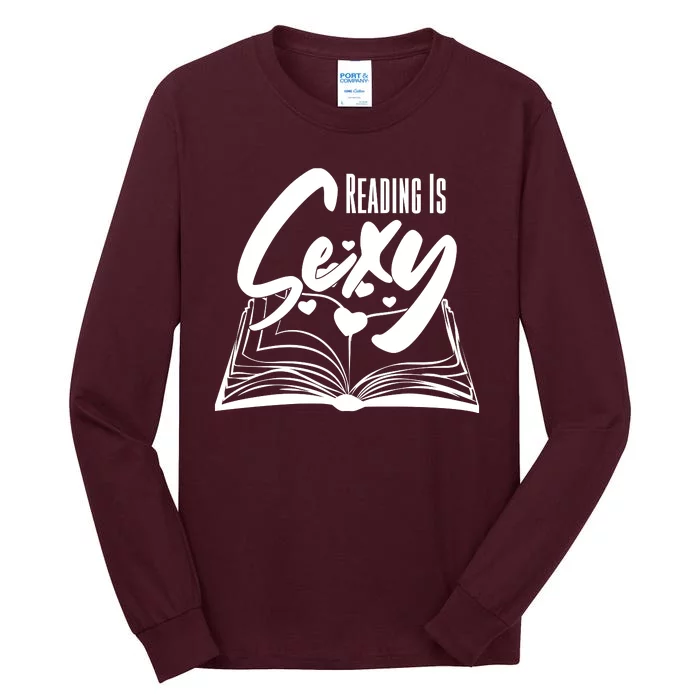 Funny Cute Reading Is Sexy Book Lover Tall Long Sleeve T-Shirt