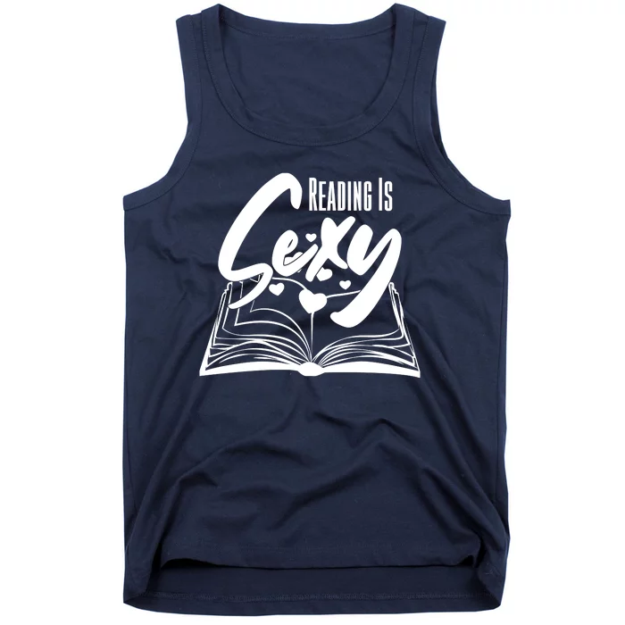 Funny Cute Reading Is Sexy Book Lover Tank Top