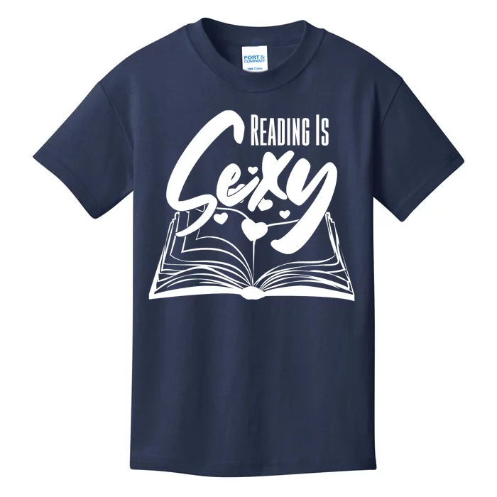 Funny Cute Reading Is Sexy Book Lover Kids T-Shirt