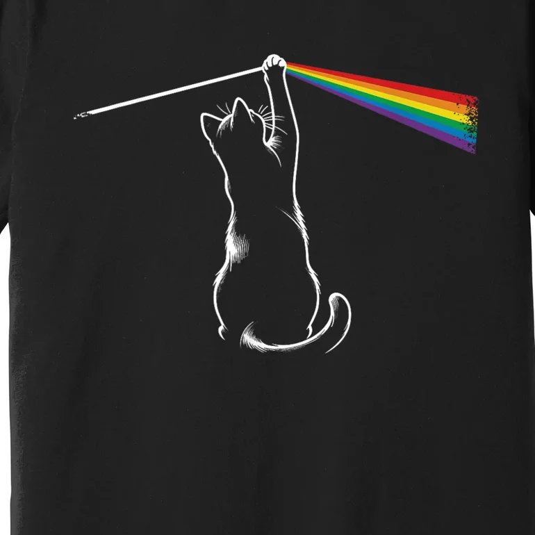 Funny Cat Rock Music Gift Premium T-Shirt