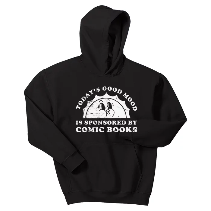 Funny Cute Retro Vintage Comic Books Or Comic Book Kids Hoodie