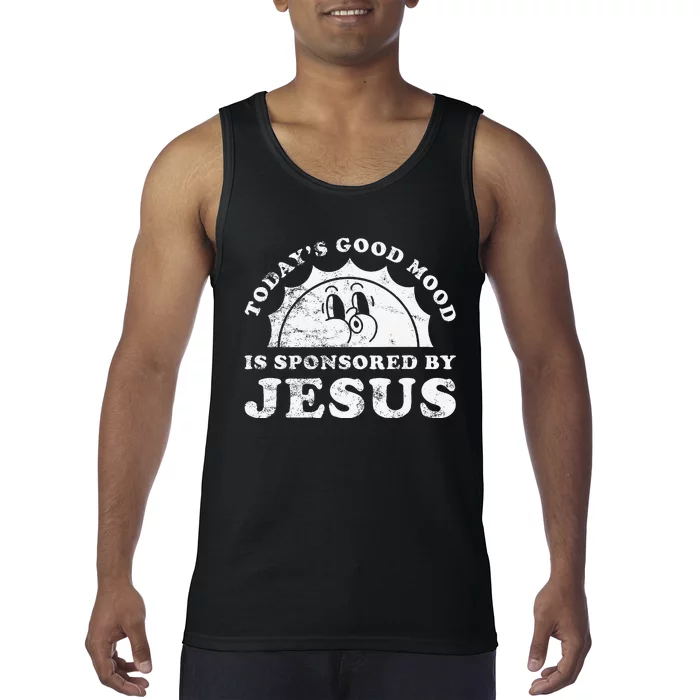 Funny Cute Retro Vintage Jesus Tank Top