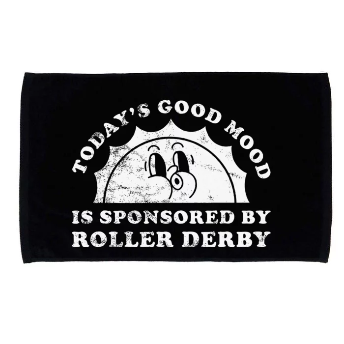 Funny Cute Retro Vintage Roller Derby Microfiber Hand Towel