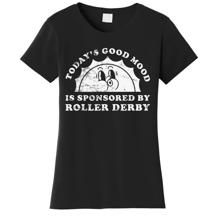 Funny Cute Retro Vintage Roller Derby Women's T-Shirt