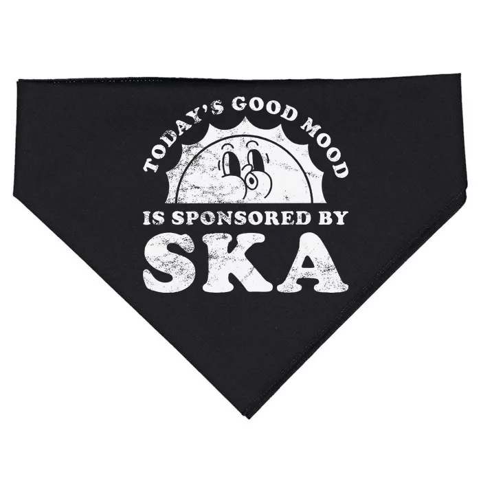 Funny Cute Retro Vintage Ska Music USA-Made Doggie Bandana