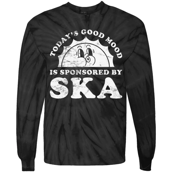 Funny Cute Retro Vintage Ska Music Tie-Dye Long Sleeve Shirt