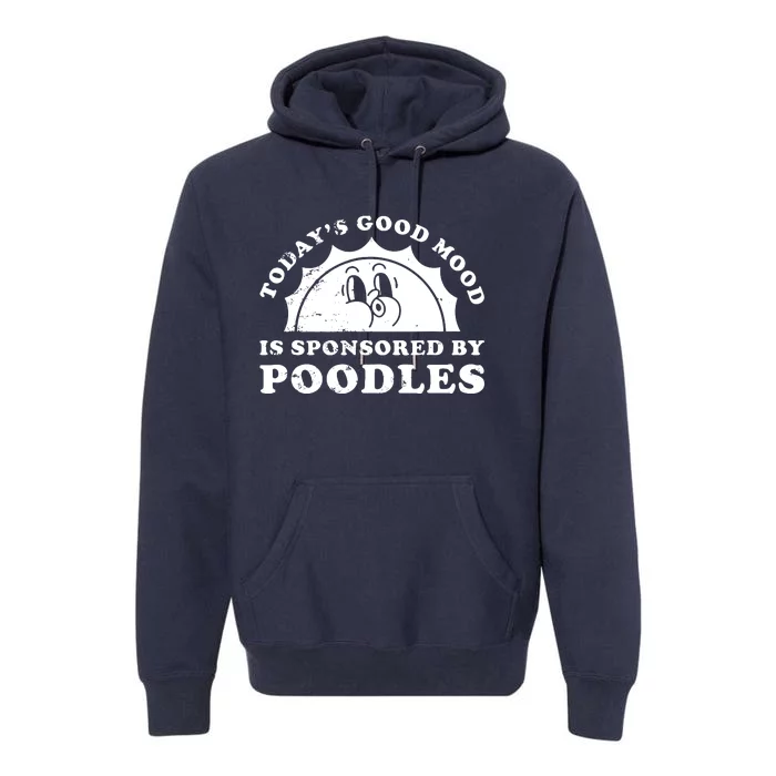 Funny Cute Retro Vintage Poodles Or Poodle Premium Hoodie