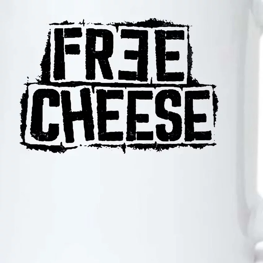 Free Cheese Retro Black Color Changing Mug