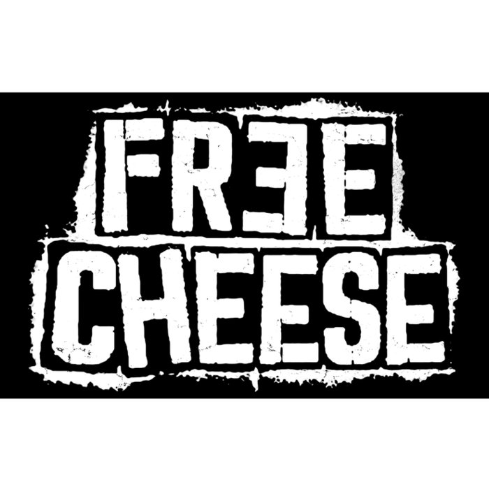 Free Cheese Retro Bumper Sticker