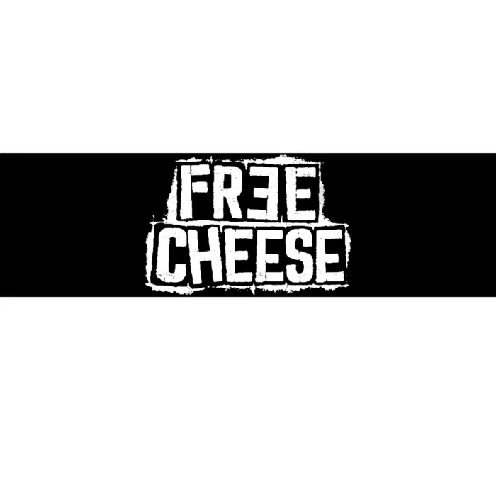 Free Cheese Retro Bumper Sticker