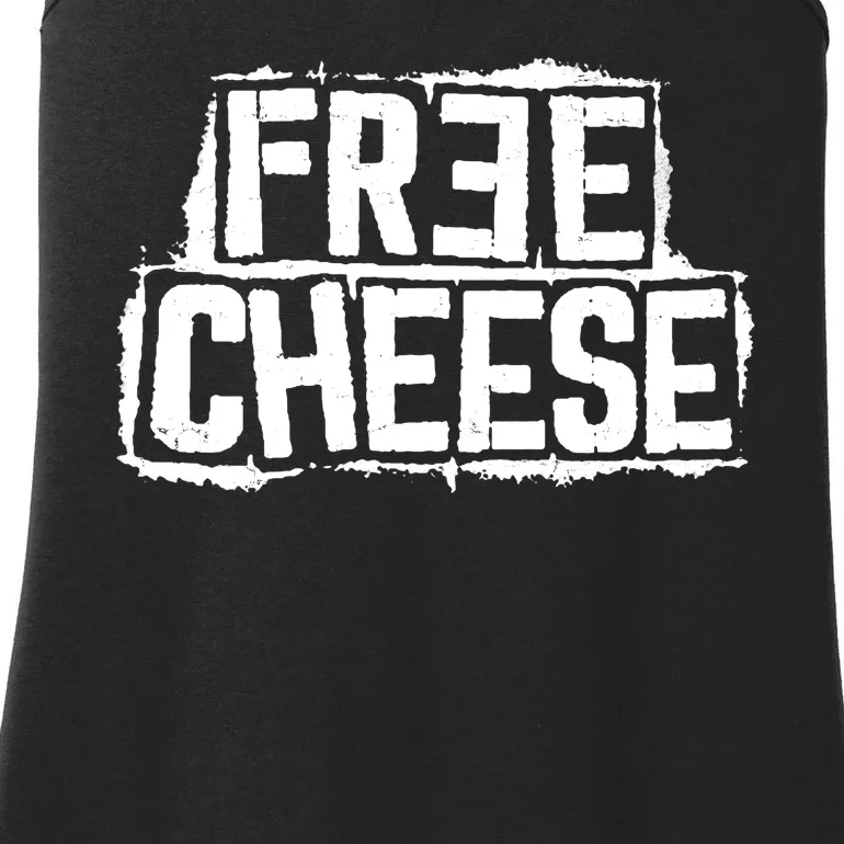 Free Cheese Retro Ladies Essential Tank