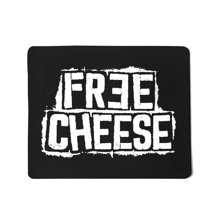 Free Cheese Retro Mousepad