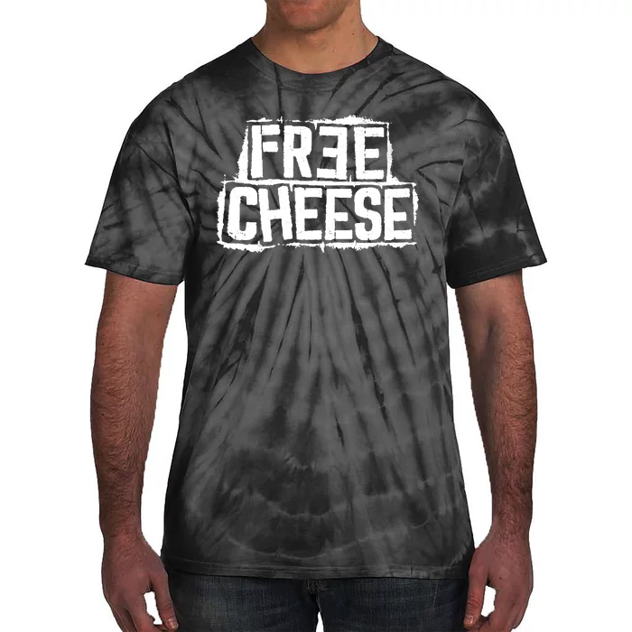 Free Cheese Retro Tie-Dye T-Shirt