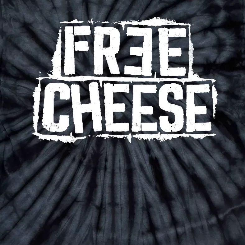 Free Cheese Retro Tie-Dye T-Shirt