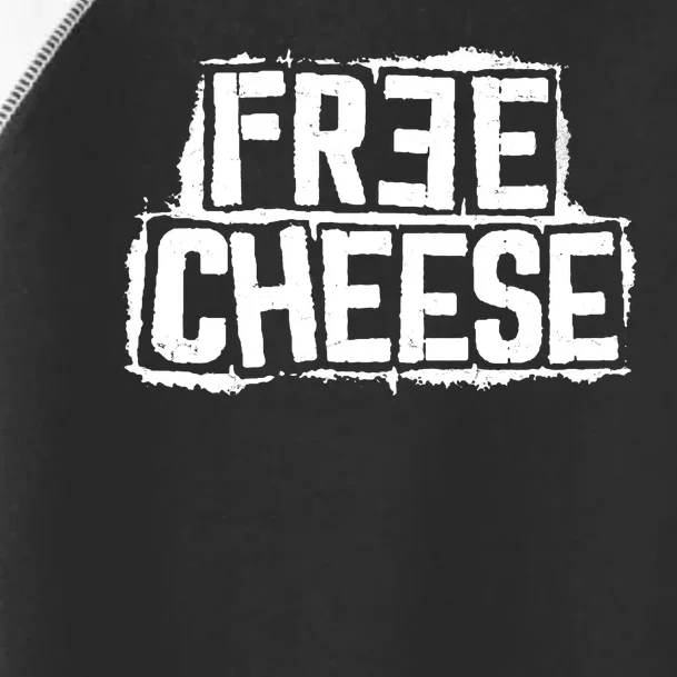 Free Cheese Retro Toddler Fine Jersey T-Shirt