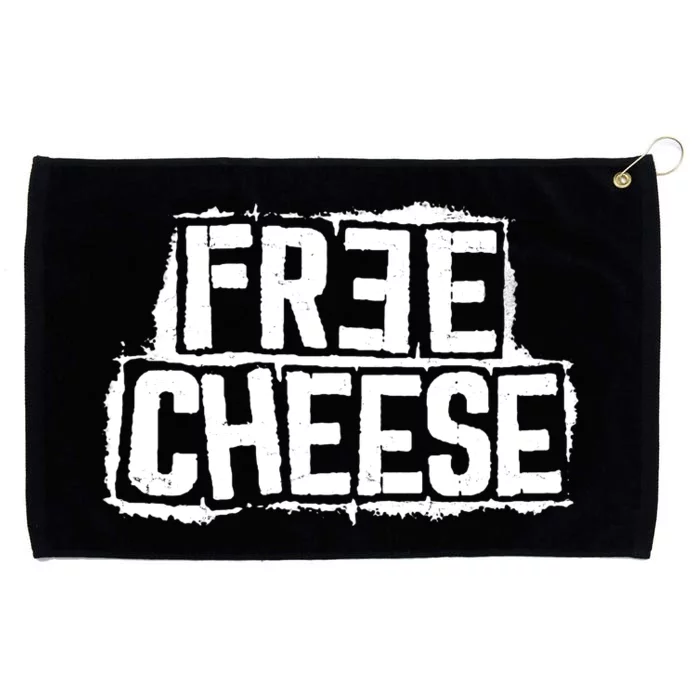 Free Cheese Retro Grommeted Golf Towel