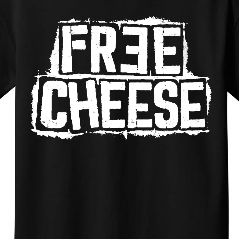 Free Cheese Retro Kids T-Shirt