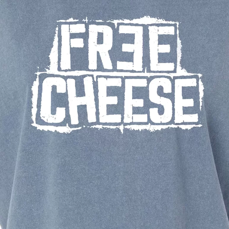 Free Cheese Retro Garment-Dyed Women's Muscle Tee