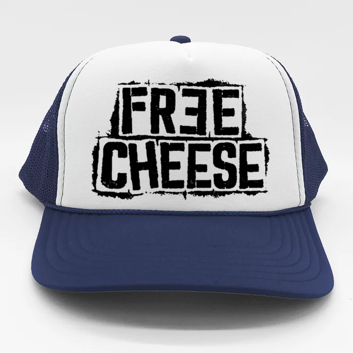 Free Cheese Retro Trucker Hat