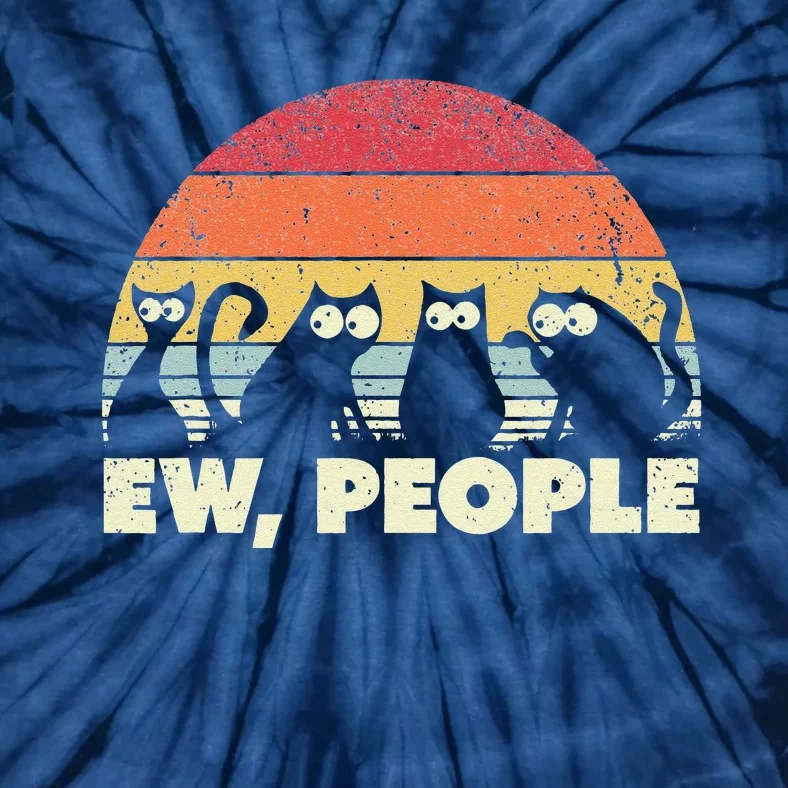 Funny Cat. Retro Style Ew People Tie-Dye T-Shirt