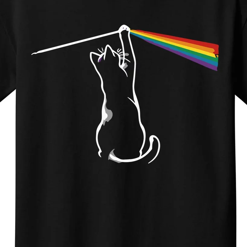 Funny Cat Rock Music Gift Kids T-Shirt