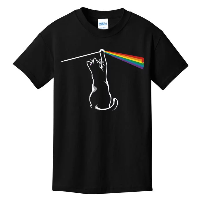 Funny Cat Rock Music Gift Kids T-Shirt