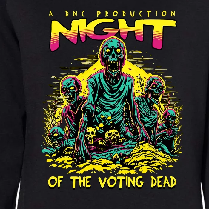 Funny Conseervative Republican Halloween Night Of The Voting Dead Womens California Wash Sweatshirt