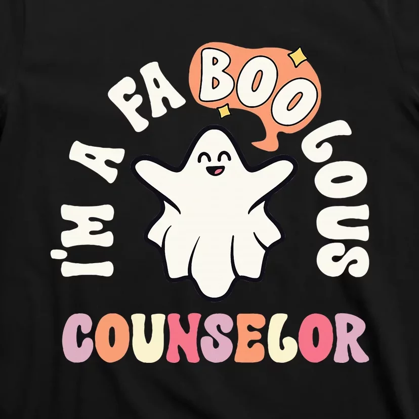 Faboolous Counselor Retro Halloween School Therapist T-Shirt