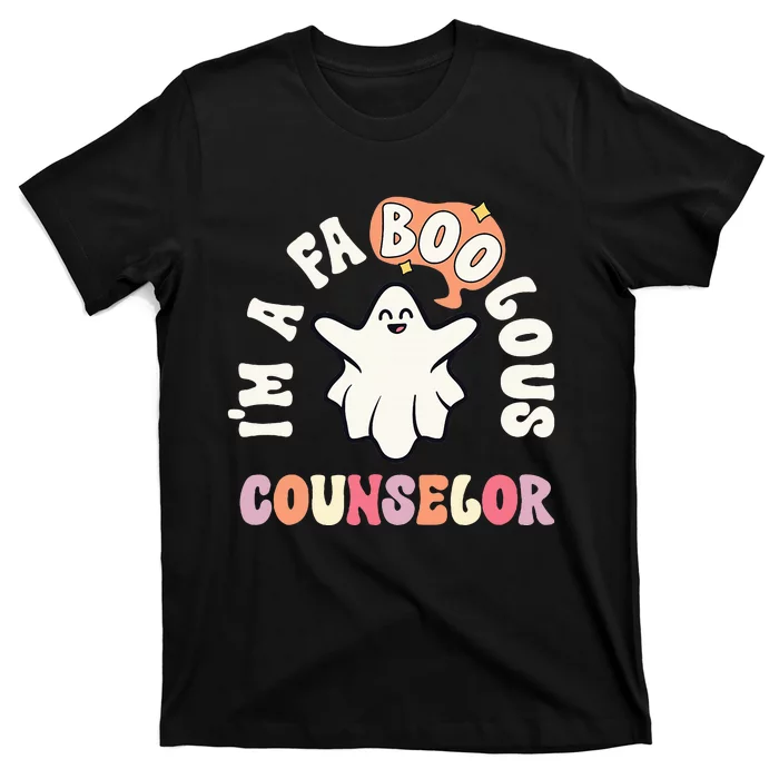 Faboolous Counselor Retro Halloween School Therapist T-Shirt