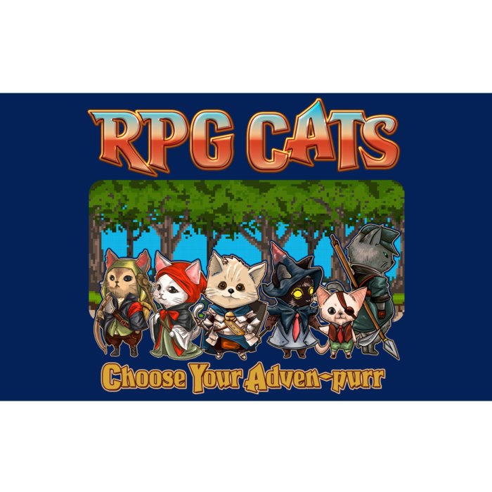 Funny Cute RPG Cats Choose Your Advenpurr Bumper Sticker