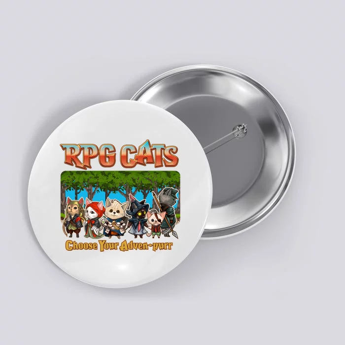 Funny Cute RPG Cats Choose Your Advenpurr Button