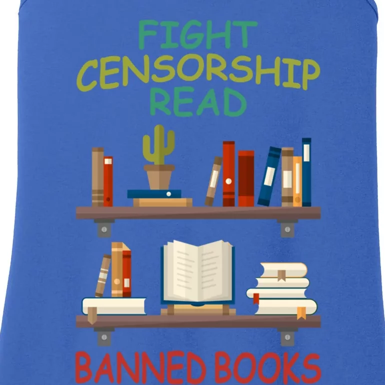 Fight Censorship Read Banned Books Gift Ladies Essential Tank